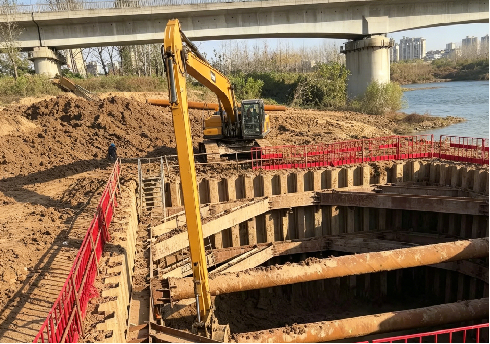 长臂突破作业盲区，为桥梁基建破除施工桎梏