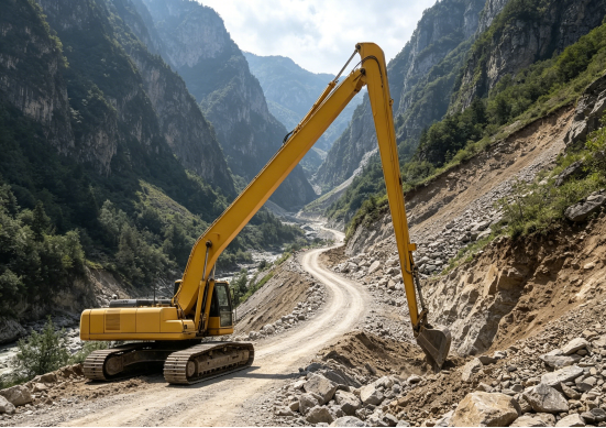 挖掘机加长臂深山峡谷开路.png 挖掘机加长臂深山峡谷开路.png